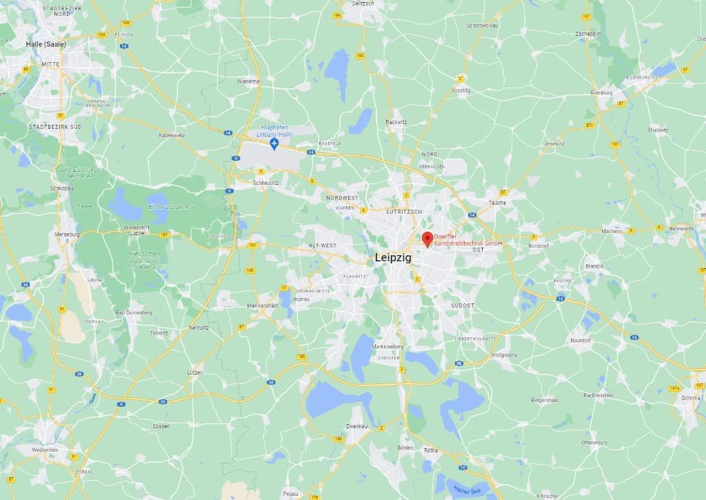 Google Maps mr. soda blaster Leipzig
