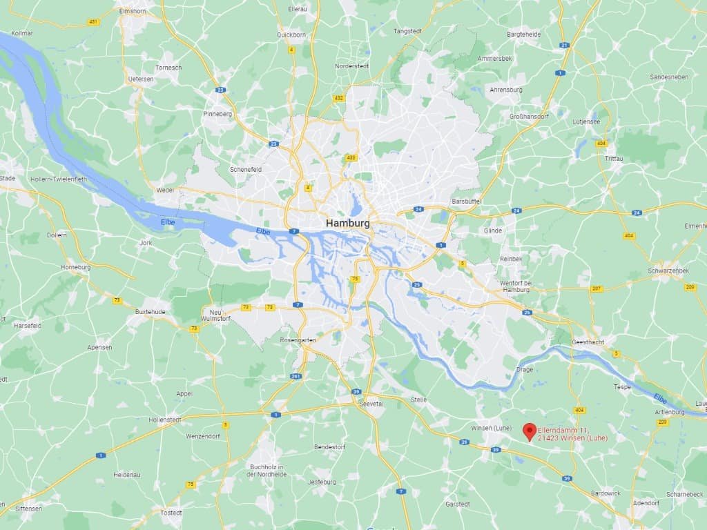 Google Maps mr. soda blaster Winsen (Luhe)